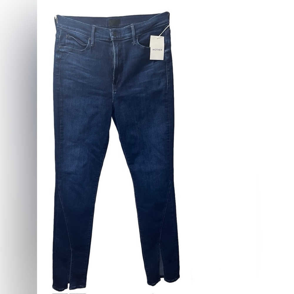 MOTHER Dark Blue Women Jeans - Picture 5 of 14